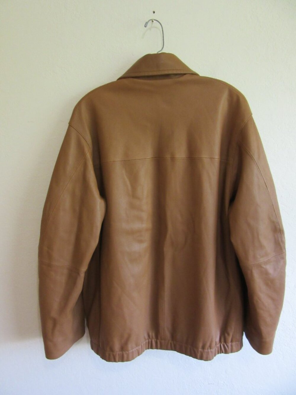 VINCE Carmel/Tan L Lambs Leather Long Sleeve Jacket - Picture 3 of 3